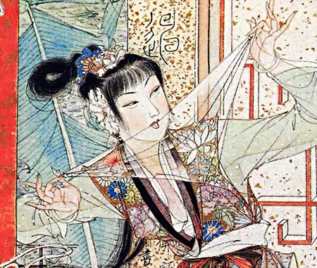 科尔沁-唐朝春宵秘戏图,描绘唐玄宗和杨贵妃亲密接触解密春画秘谱大观